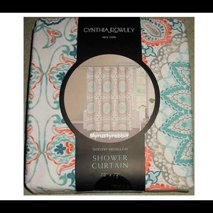Cynthia Rowley shower curtain NWOT